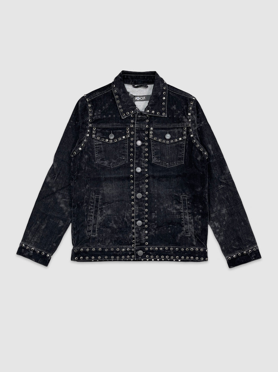 Mens Rhinestone Denim Jacket (Matching Pants Available)