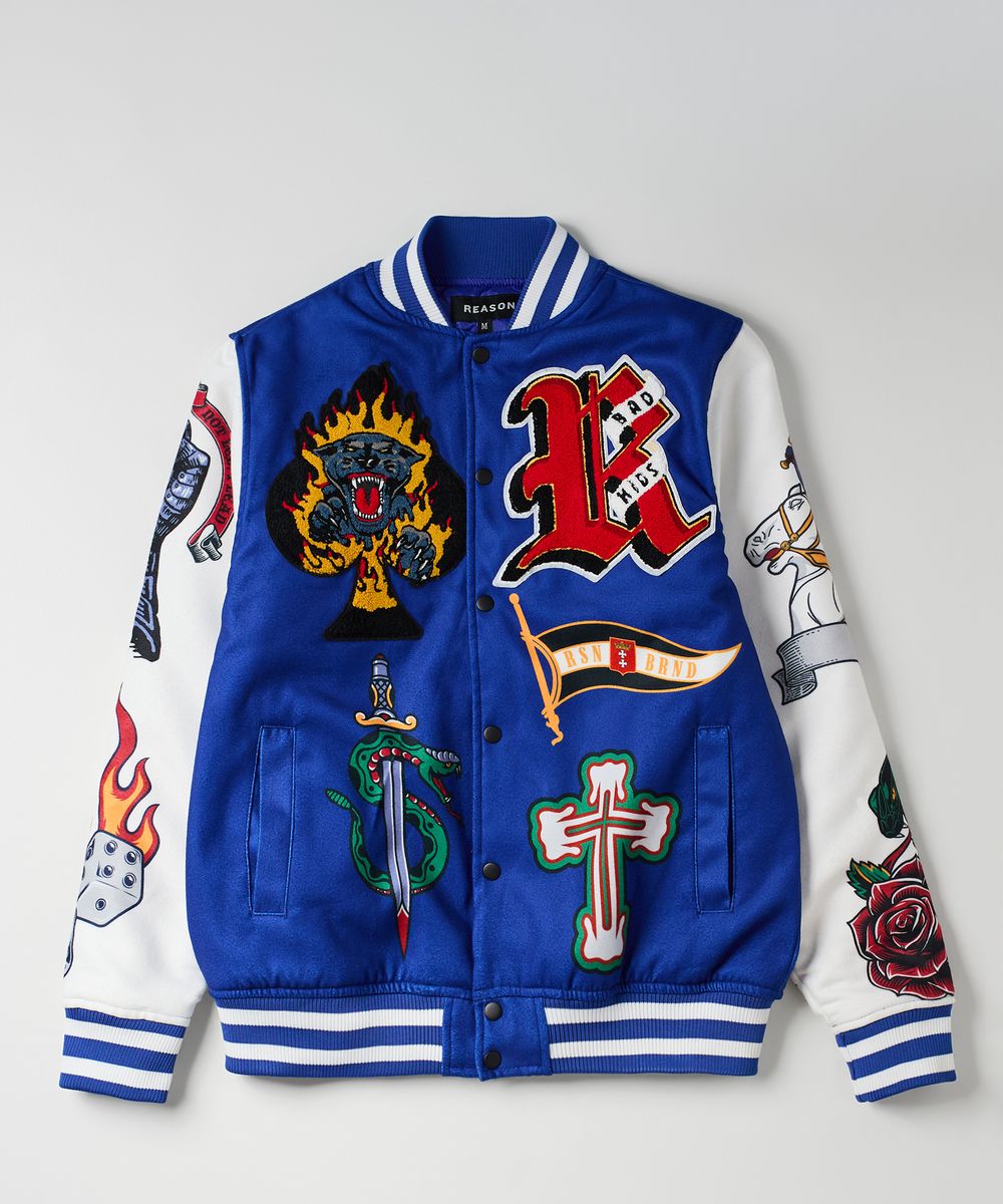 Men’s Royal Blue Varsity Jacket