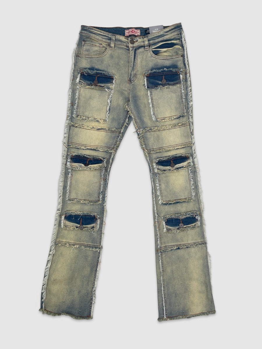 Mens Stacked Jeans