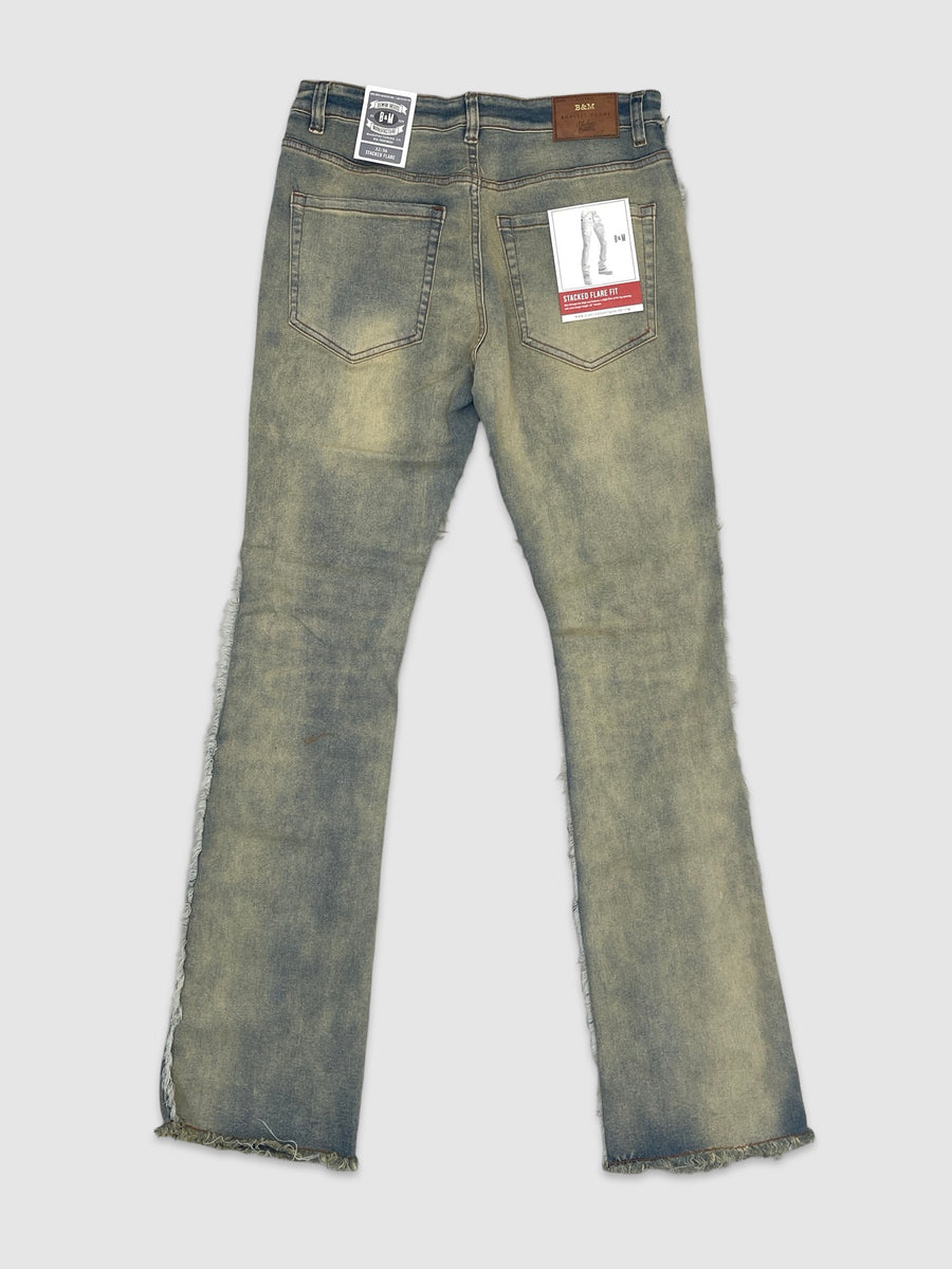 Mens Stacked Jeans