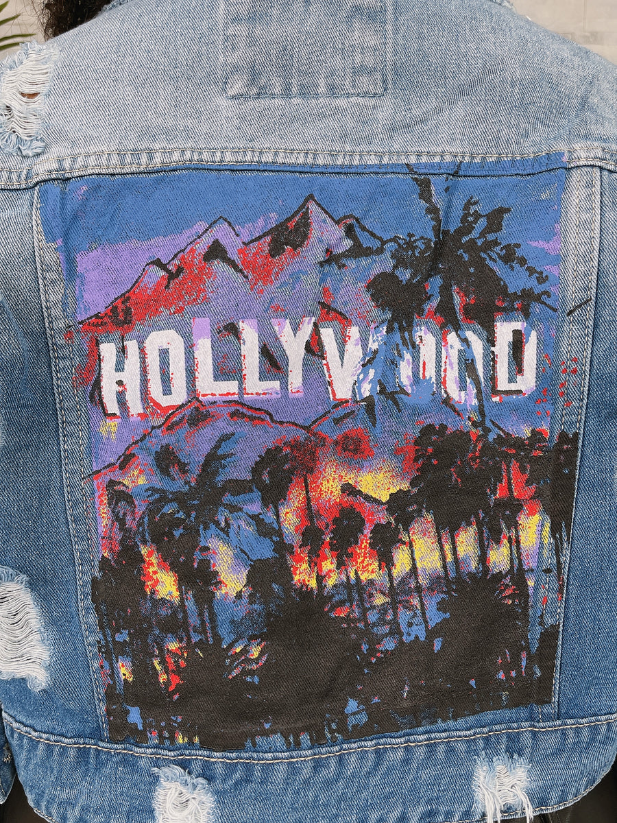 Ladies’ Graphic Hollywood Crop Jacket