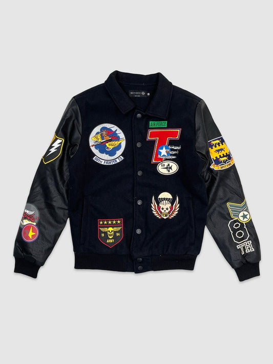 Leather sleeve Varsity Jackets Tuskegee Airmen