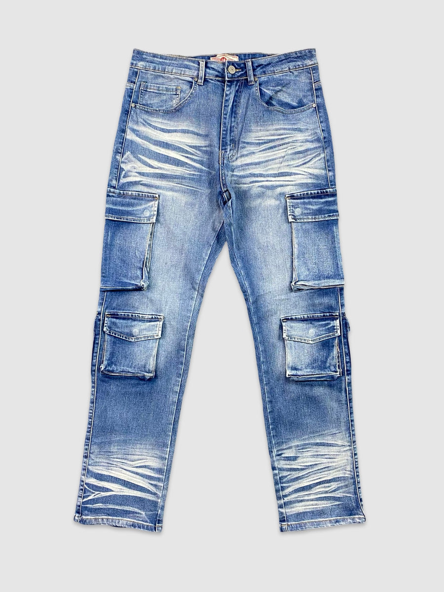 Mens Baggy Jeans Lt Blue